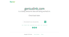 Desktop Screenshot of geniuslink.com